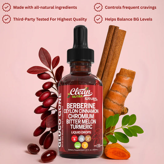 GlucoGone™ Berberine + Ceylon Cinnamon